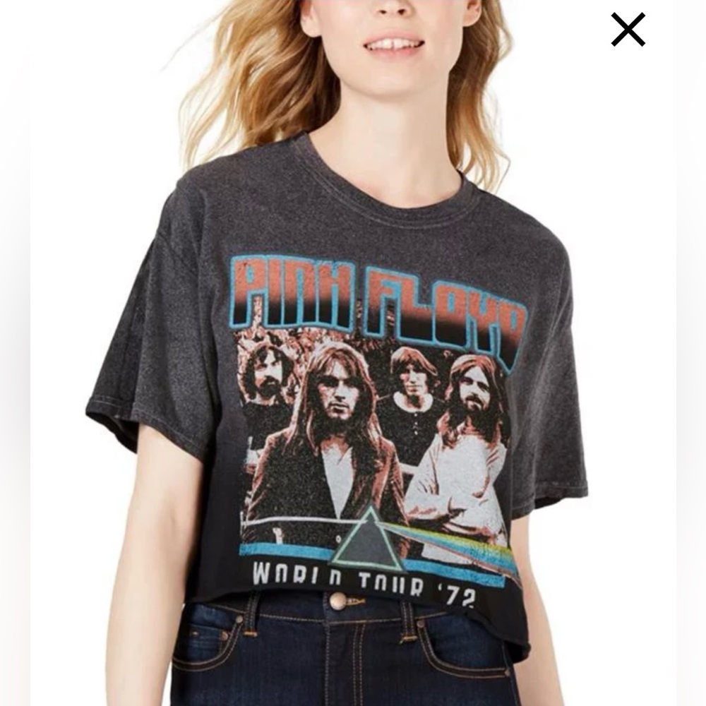 Vintage Pink Floyd World Tour '72  crop top